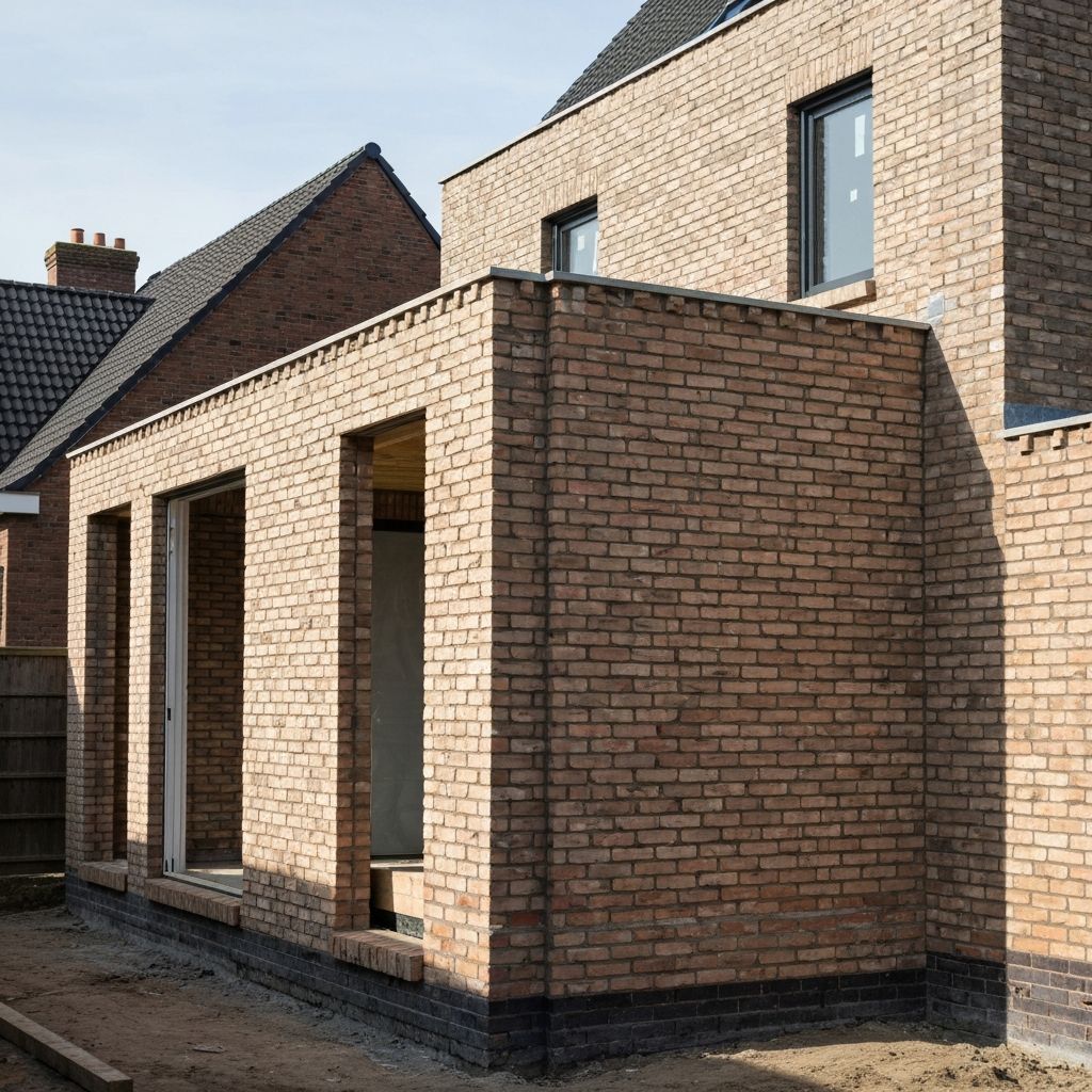 House extension and building work